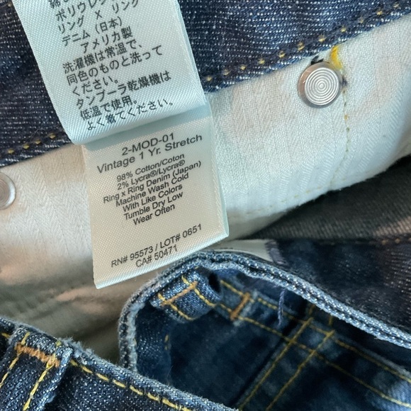 Paper Denim & Cloth PD&C Stretch Denim Blue Jeans Shorts Size 28 Low/Mid Rise🩵 - Picture 4 of 5